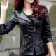 Showing image for Women Trendy Body Fit Design Leather Black Casual Jacket WJ-13BK Women Trendy Body Fit Design Leather Black Casual Jacket WJ-13BK image