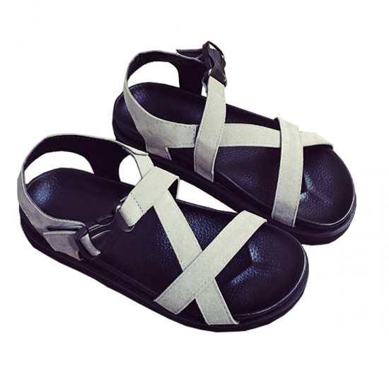 Slope With Thick Muffin Summer Fashion Buckle Sandals S-103GR Slope With Thick Muffin Summer Fashion Buckle Sandals S-103GR