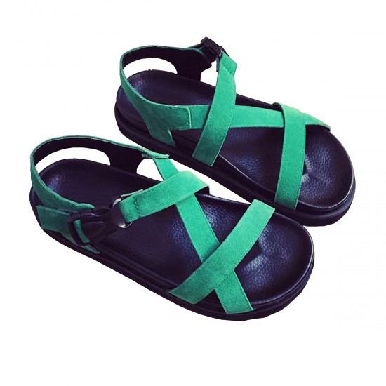 Slope With Thick Muffin Summer Fashion Buckle Sandals S-103GN