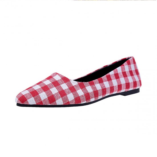 Ladies Summer section Tip Shallow mouth Square Fashion Red Shoes S-111RD Ladies Summer section Tip Shallow mouth Square Fashion Red Shoes S-111RD