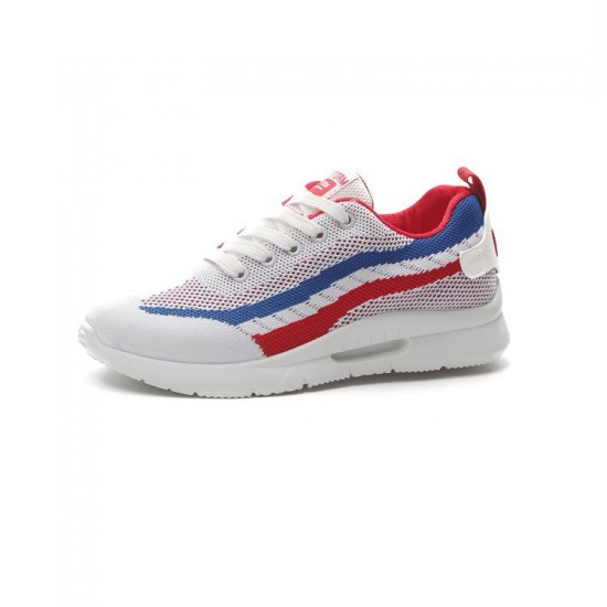 Elegant Weaving Sports Running Shoes With Blue Stripe for Women S-116BL Elegant Weaving Sports Running Shoes With Blue Stripe for Women S-116BL