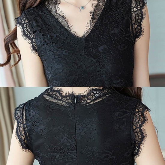 Showing image for Summer Sleeveless High Waist Chiffon Striped Jumpsuit WC-197 Summer Sleeveless High Waist Chiffon Striped Jumpsuit WC-197 image