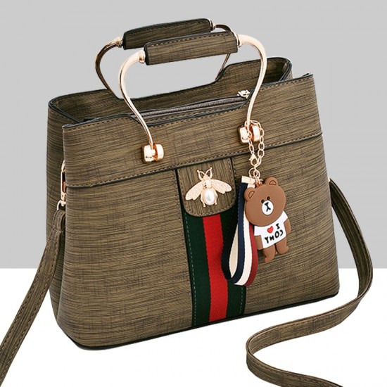 Designer Contrast Green Shoulder Bucket Bag WB-59GN