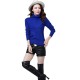 Showing image for Women's Check Patched High Neck L-Sleeve Sweater WH-26BL Women's Check Patched High Neck L-Sleeve Sweater WH-26BL image