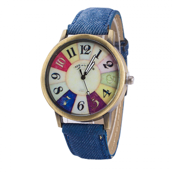 Women's Graffiti Pattern Analog Wrist Watch W-26BL