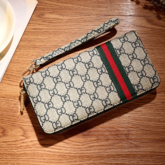 Designer Printed Contrast Women Clutch Wallet WB-94GN