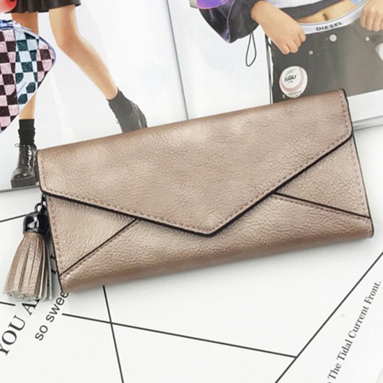Tassel Envelope PU Textured Clutch Bags WB-106CR