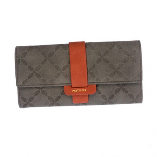 Quality Floral Engraved Green Buckle Wallet WB-119GN