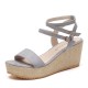 Lolittas Grey Slope Wedge Sandals S-172GR |image