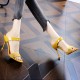 Fairy Style High Heels Stilettos Slippers - Yellow |image