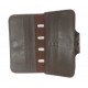 Brown Color Leather Singal Loop Closer Wallet DAW-01 image