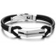 Handmade Titanium Steel Silicon Fashion Bracelet |image