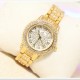 Showing image for B.S Round Gold Plated Full Ladies Diamond Watch CBS-01 B.S Round Gold Plated Full Ladies Diamond Watch W-84 |image