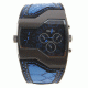 Men's Fashion Oulm Quartz Leather Strap Blue Color Sports Watch CSG-40Bl image