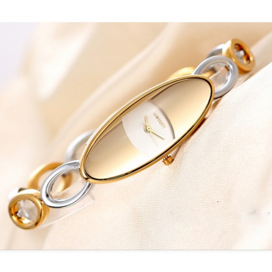 Luxury Hollow Oval Small Dial Bracelet Women Fashion Watch W-85GW Luxury Hollow Oval Small Dial Bracelet Women Fashion Watch W-85GW
