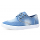 Women Light Blue Denim Canvas Sneaker Shoes S-13LB image