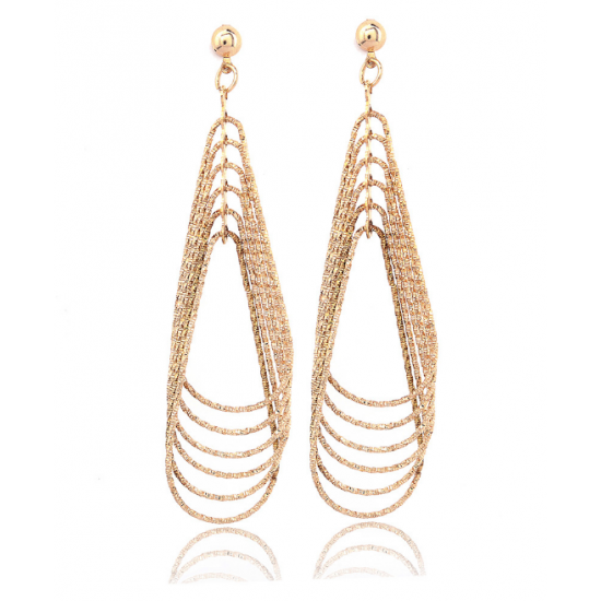 Women Fashion Retro Long Exaggerated Earrings  E-25G