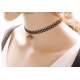 Showing image for Women Simple Bell Hanging Lace Necklace N-08 (Black) Women Simple Bell Hanging Lace Necklace N-08 (Black) image