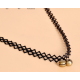 Showing image for Women Simple Bell Hanging Lace Necklace N-08 (Black) Women Simple Bell Hanging Lace Necklace N-08 (Black) image