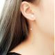 Woman Fashion New Long Style S Wave Earrings E-05S image