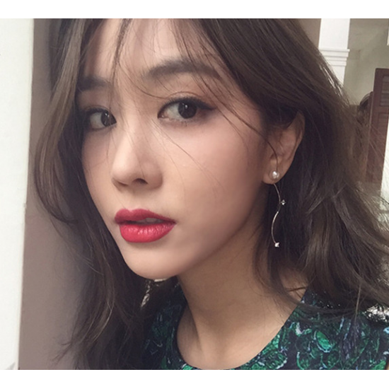 Woman Fashion New Long Style S Wave Earrings E-05S image
