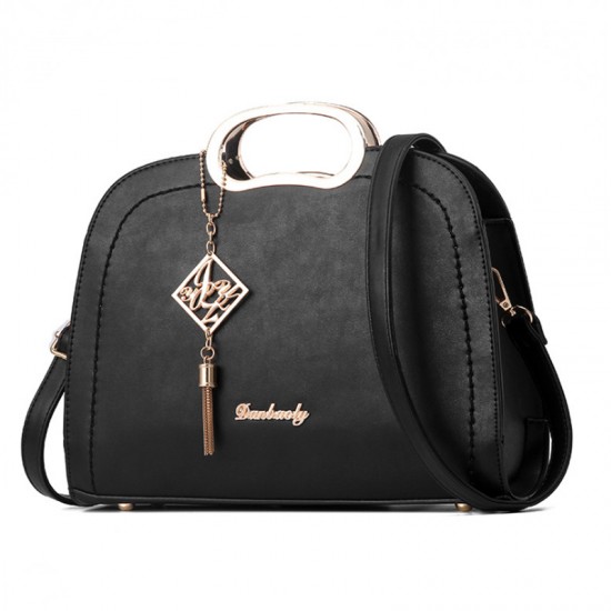 Black Color Trendy Leisure shoulder Messenger Handbag For Womens WB-19BK