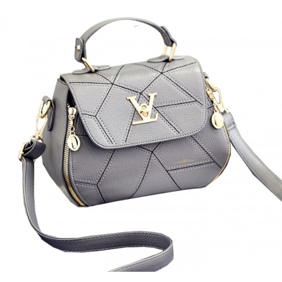 Women Fashion V Small Square Shape Grey Color Handbag WB-20GR image