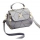 Women Fashion V Small Square Shape Grey Color Handbag WB-20GR image