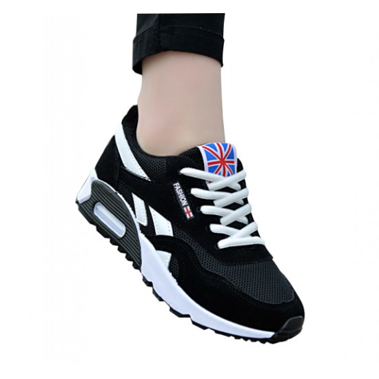 Women Comfortable Wild Breathable Light Running Sports Shoes S-80BK Women Comfortable Wild Breathable Light Running Sports Shoes S-80BK